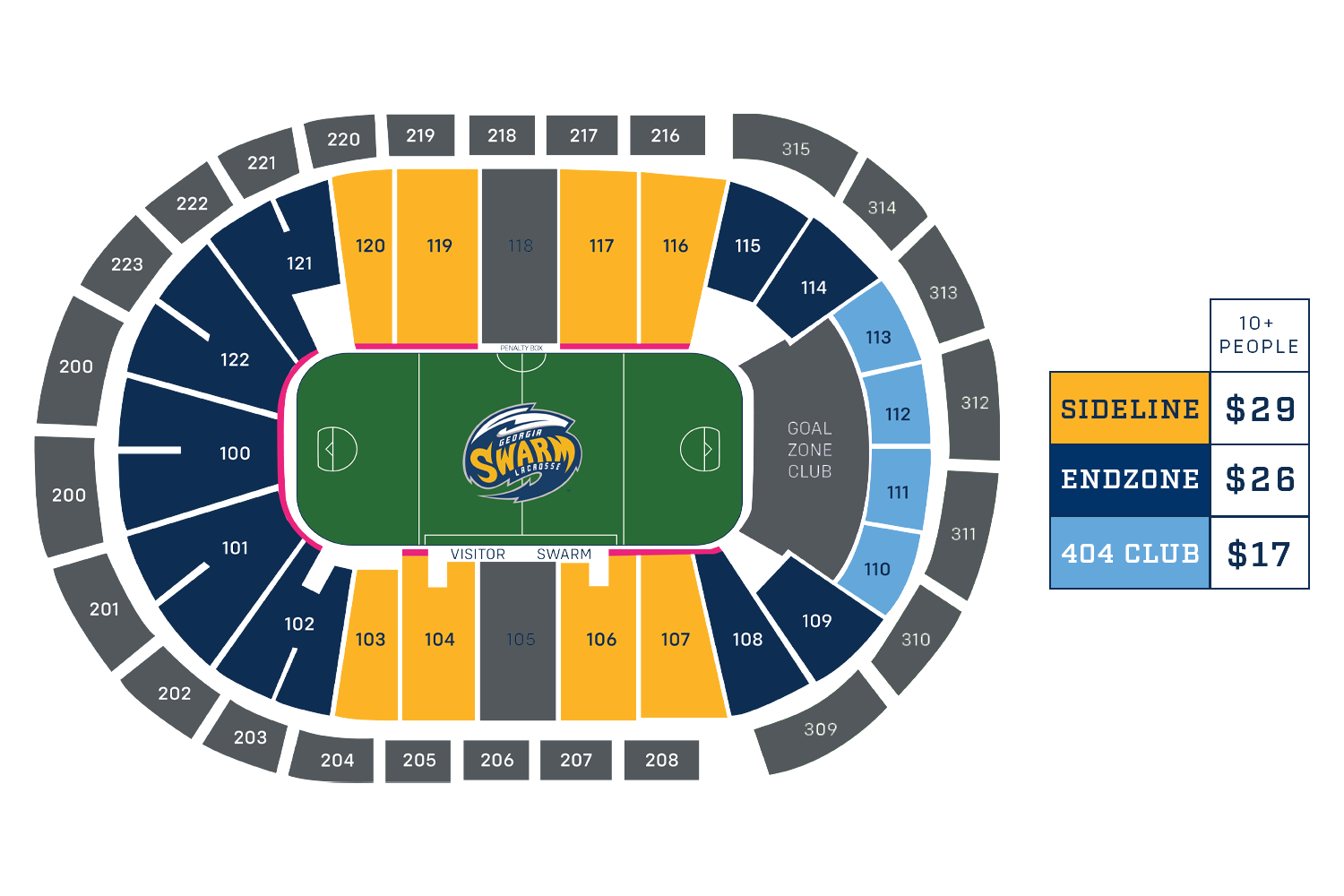 Group Ticket Seating & Pricing